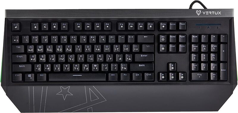 Vertux Tantalum Precision Pro Mechanical Gaming Keyboard Gamers Keyboard